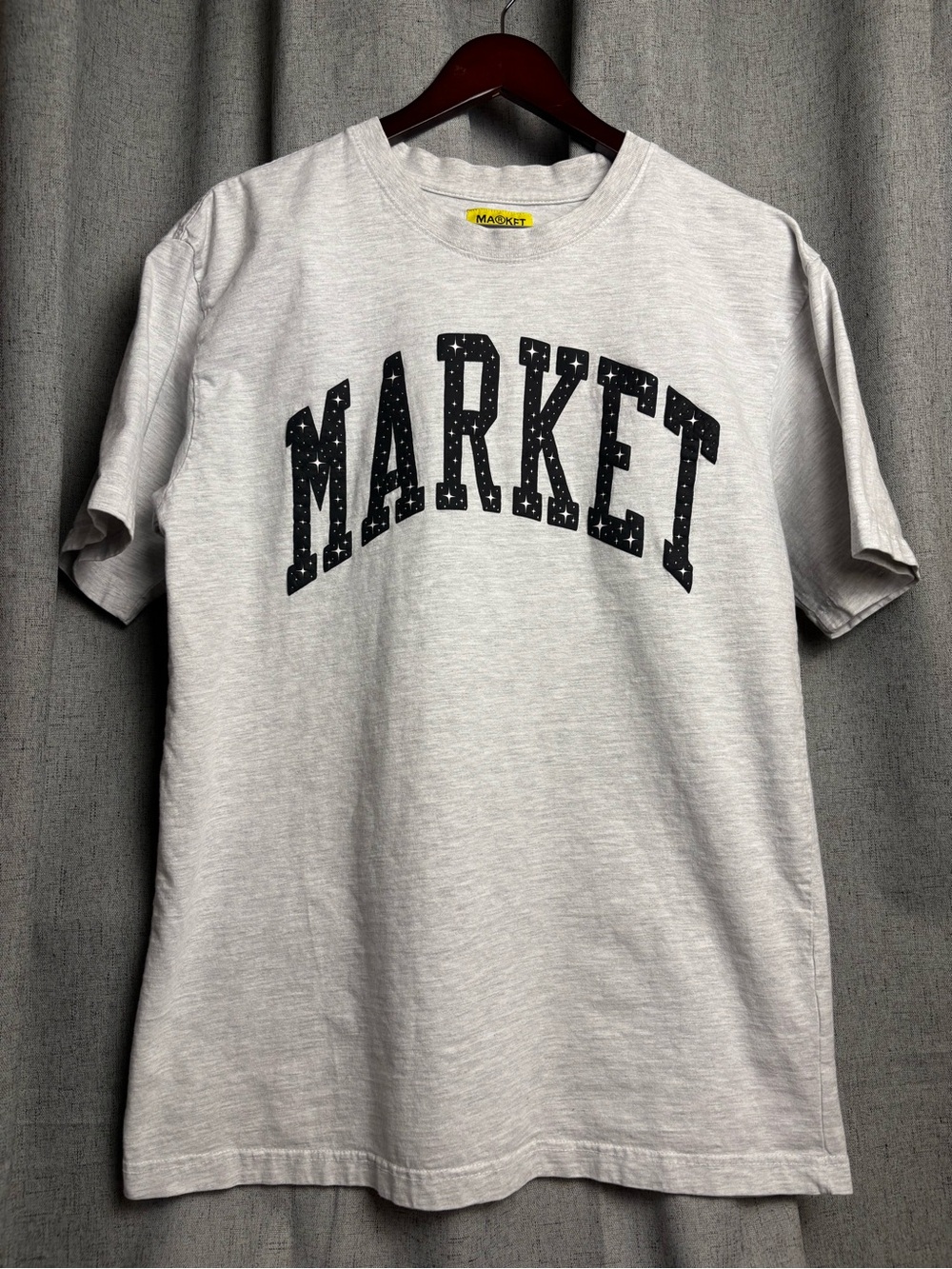 Market Men's Light Gray Graphic Tee